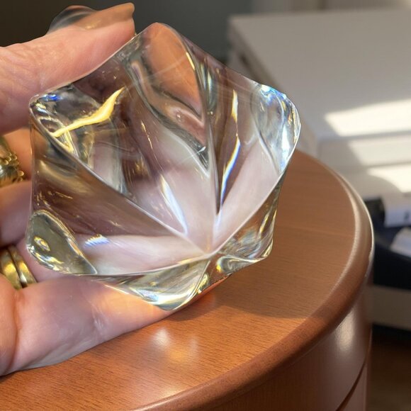 Decanter & Stopper Spring Meadows by Gorham Crystal Hollywood Regency - Picture 6 of 10